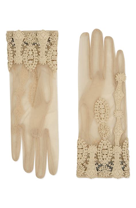 gucci lace gloves replica|tulle gloves fashion gucci.